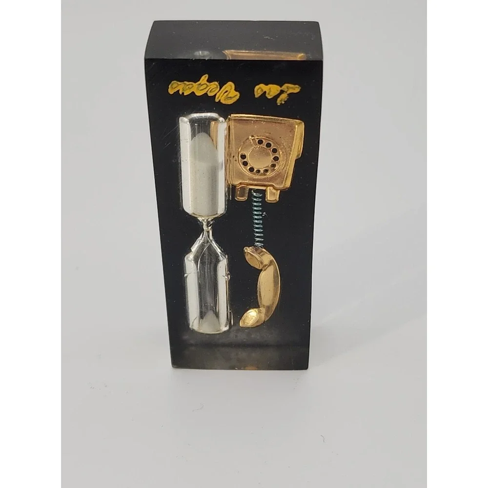 Vintage souvenir of LAS‎ VEGAS hourglass / egg timer/ paperweight